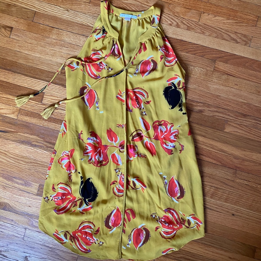 Yellow summer dress